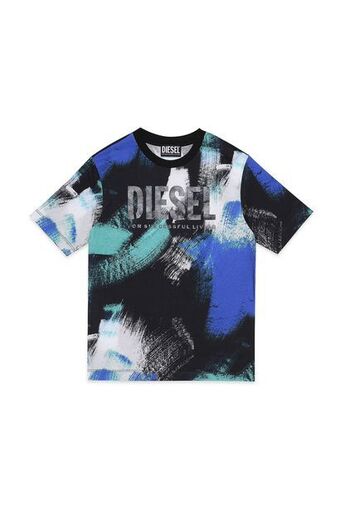 Diesel Brushstroke t-shirt mit-logo Angebot