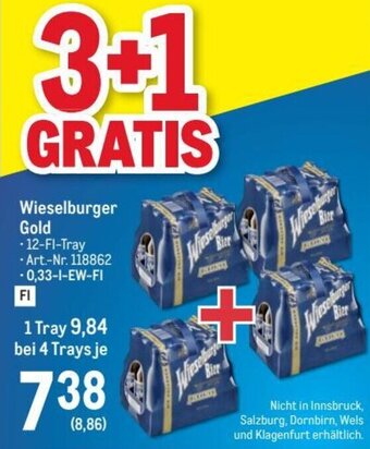 Metro Wieselburger Gold 0,33l Angebot
