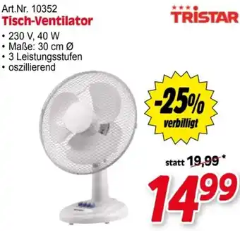Zgonc Tisch-Ventilator Angebot
