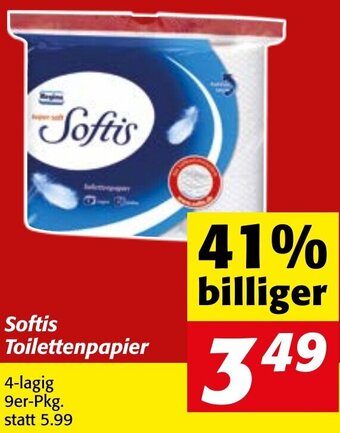 Strasser Markt Softis Toilettenpapier Angebot