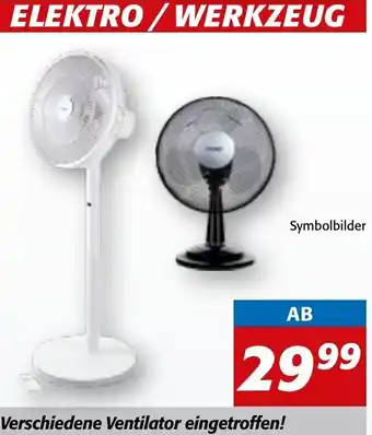 Strasser Markt Verschiedene Ventilator Eingetroffen Angebot