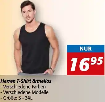 Strasser Markt Herren T-Shirt ärmellos Angebot