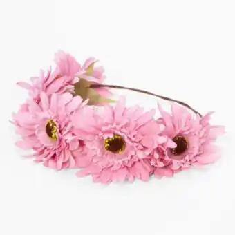Claire's Gerbera pink daisy flower crown Angebot