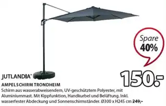 JYSK Ampelschirm Trondheim Ø300 x H245 cm Angebot