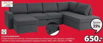 JYSK Ecksofa Mariager B292 x H85 x T92/202 cm Angebot