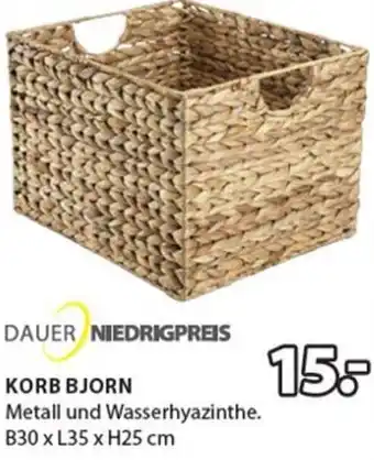 JYSK Korb Bjorn B30 x L35 x H25 cm Angebot