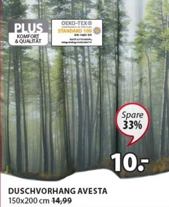 JYSK Duschvorhang Avesta 150x200 cm Angebot