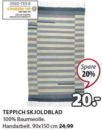 JYSK Teppich Skjoldblad 90x150 cm Angebot