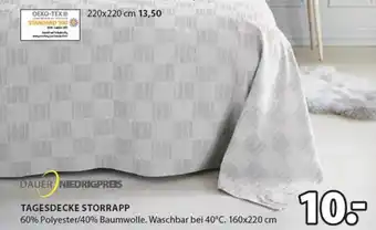 JYSK Tagesdecke Storrapp 160x220 cm Angebot