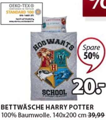 JYSK Bettwäsche Harry Potter 140x200 cm Angebot