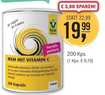 Martin Reformstark MSM Mit Vitamin C 200 kps. Angebot