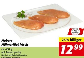 Nah&Frisch Hubers Hühnerfilet Frisch 400 g Angebot