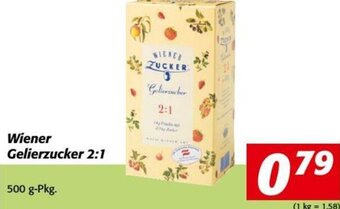 Nah&Frisch Wiener Gelierzucker 2:1 500 g Angebot