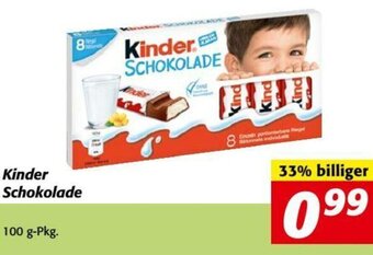 Nah&Frisch Kinder Schokolade 100 g Angebot