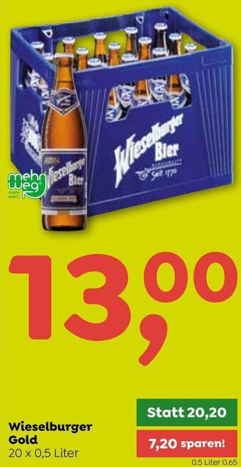 ADEG Wieselburger Gold 20 x 0,5 Liter Angebot
