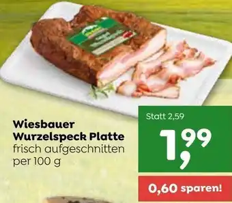 ADEG Wiesbauer Wurzelspeck Platte 100 g Angebot