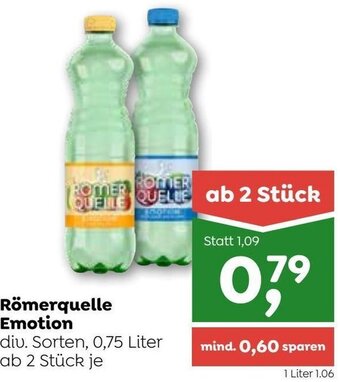 ADEG Römerquelle Emotion 0,75 Liter Angebot