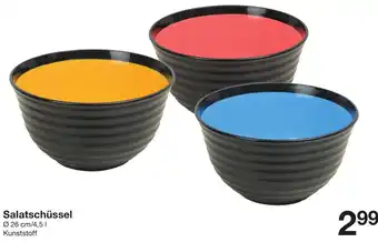 Zeeman Salatschüssel Ø 26 cm/4,5 L Angebot