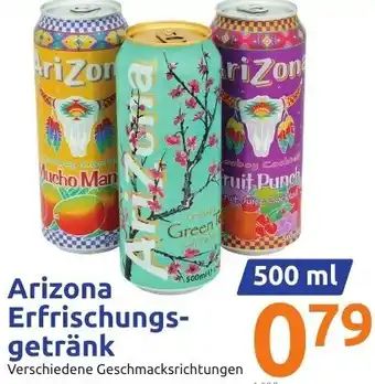 Action Arizona Erfrischungs-Getränk 500 ml Angebot