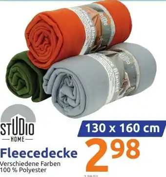 Action Fleecedecke 130 x 160 cm Angebot