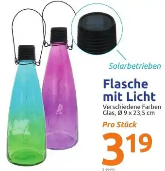 Action Flasche mit Licht Ø 9 x 23,5 cm Angebot