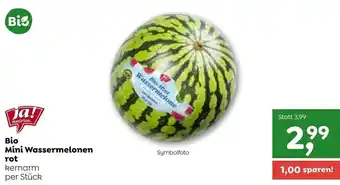 ADEG Bio Mini Wassermelonen rot Angebot
