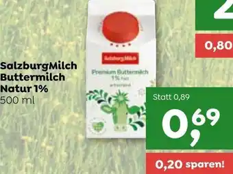 ADEG SalzburgMilch Buttermilch Natur 1% 500 ml Angebot