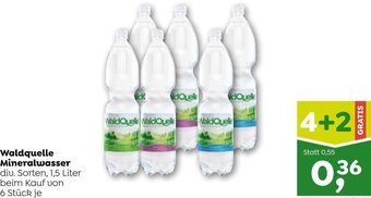 ADEG Waldquelle Mineralwasser 1,5 Liter Angebot