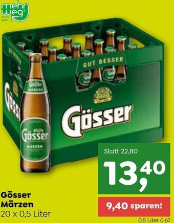 ADEG Gösser Märzen 20 x 0,5L Angebot