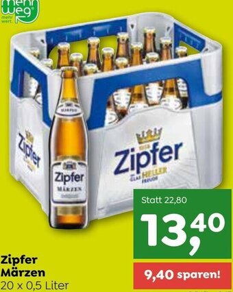 ADEG Zipfer Märzen 20 x 0,5 Liter Angebot