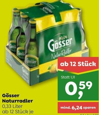 ADEG Gösser Naturradler 0,33 Liter Angebot