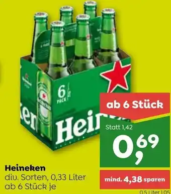 ADEG Heineken 0,33 Liter Angebot