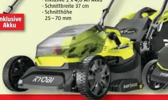 Bauhaus Akku-Rasenmäher RY18LM37A 240 Angebot