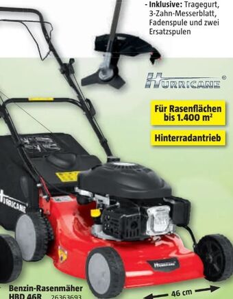 Bauhaus Benzin-Rasenmäher HBD-46R Angebot