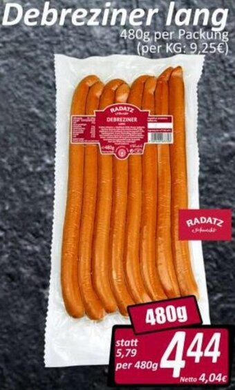 Wurstico Debreziner Lang 480 g Angebot