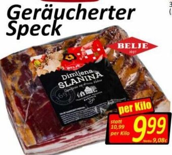 Wurstico Geräucherter Speck per kilo Angebot