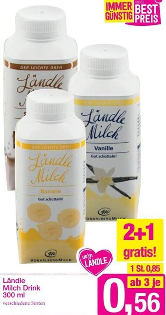 Sutterlüty Ländle Milch Drink 300 ml Angebot