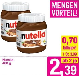 Sutterlüty Nutella 400 g Angebot