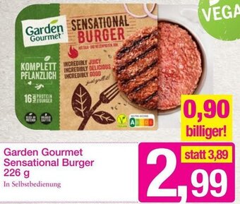 Sutterlüty Garden Gourmet Sensational Burger 226 g Angebot