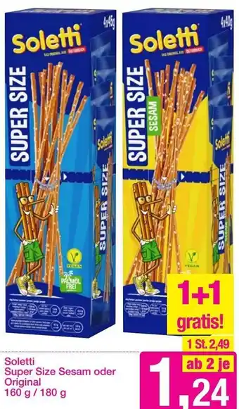 Sutterlüty Super Size Sesam oder Original 160 g/ 180 g Angebot