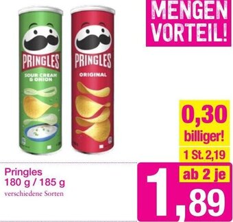 Sutterlüty Pringles 180 g/ 185 g Angebot