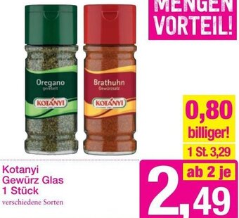 Sutterlüty Kotanyi Gewürz Glas 1 Stück Angebot