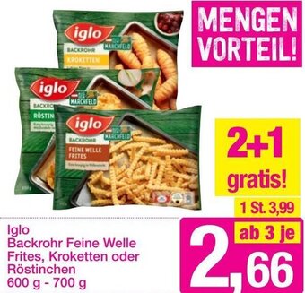 Sutterlüty Backrohr Feine Welle Frites, Kroketten oder Röstinchen 600 g-700 g Angebot