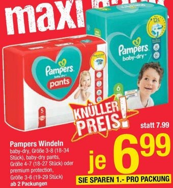 Maximarkt Pampers Windeln Angebot