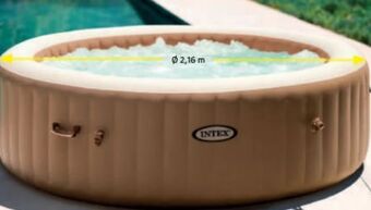 Bauhaus Pure Spa Außenwhirlpool 85 Bubble Massage Angebot