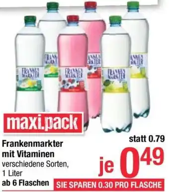 Maximarkt Frankenmarkter mit Vitaminen 1 Liter Angebot