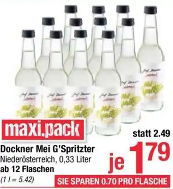 Maximarkt Dockner Mei G'Spritzter 0,33 Liter Angebot
