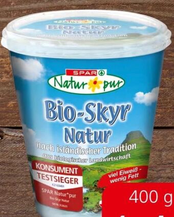 Spar Bio-Skyr Natur Joghurt Angebot