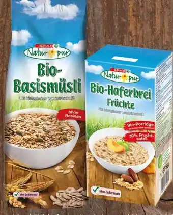 Spar Bio-Basismüsli Angebot