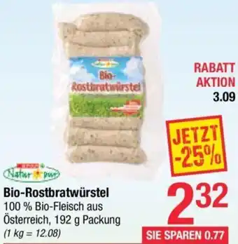 Maximarkt Bio- Rostbratwürstel 192 g Angebot